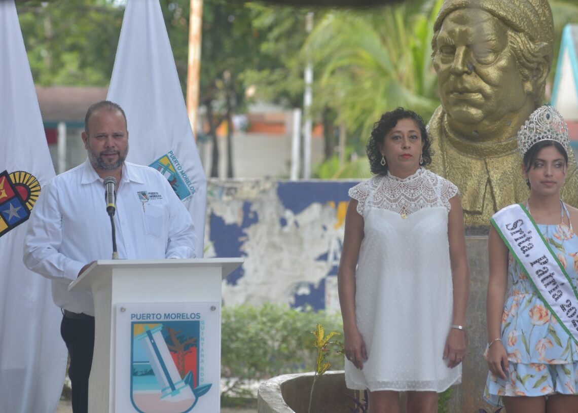 CONMEMORA PUERTO MORELOS EL 257 ANIVERSARIO DEL NATALICIO DE JOSÉ MARÍA