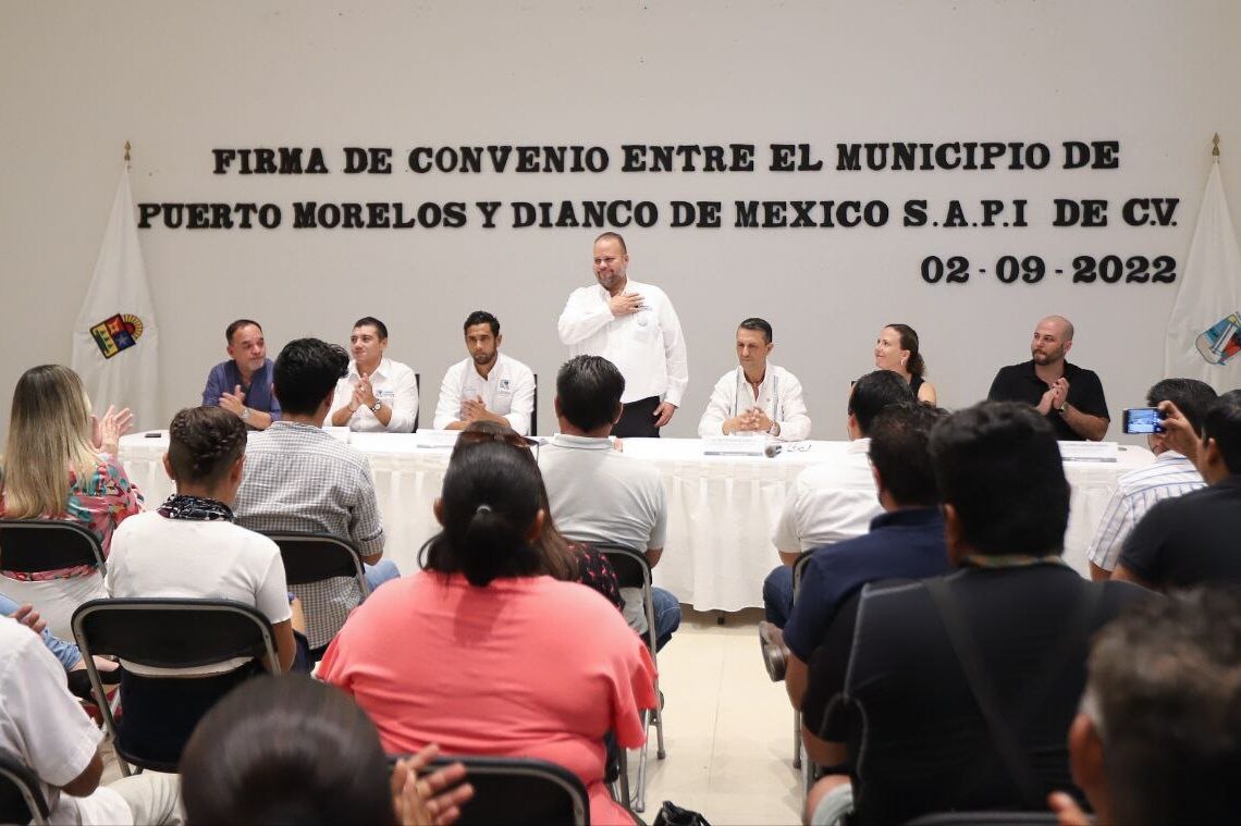 Firma Gobierno De Puerto Morelos Convenio Con La Empresa Dianco M Xico