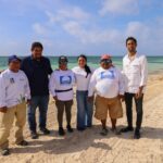 MANTIENE BLANCA MERARI ACCIONES PERMANENTES PARA EL COMBATE AL SARGAZO EN PLAYAS DE PUERTO MORELOS