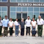 SUPERVISAN BLANCA MERARI Y ALICIA BÁRCENA ARRIBO DE SARGAZO EN PUERTO MORELOS