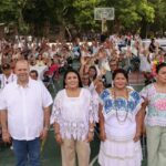 FESTEJA BLANCA MERARI A ABUELITAS Y ABUELITOS DE PUERTO MORELOS Y LEONA VICARIO